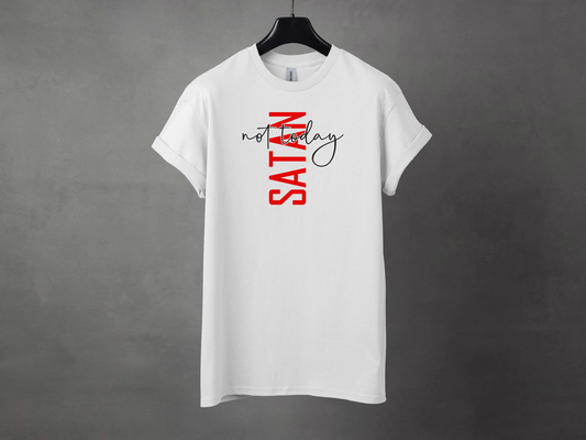 Not Today Satan Premium Tee