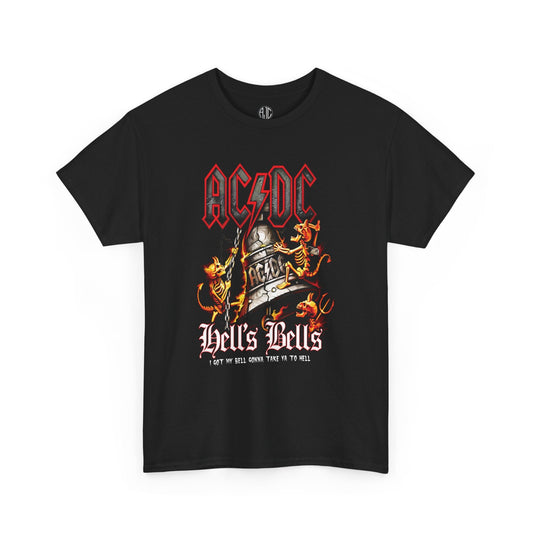 AC/DC Hells Bells Premium Rock Tee - Asphalt Jungle Co