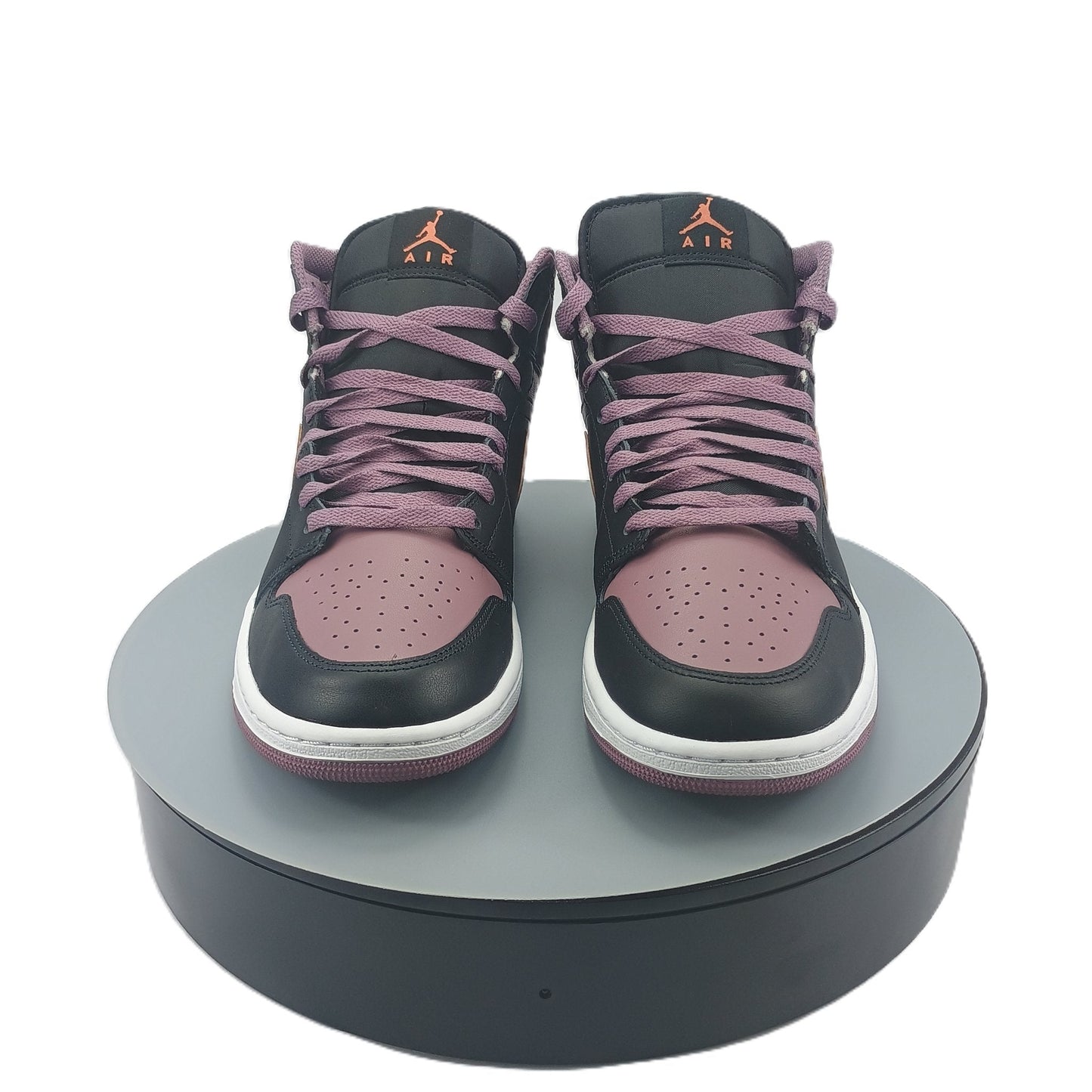 AIR JORDAN AJ1 MID SE MAUVE BLACK MENS SHOES - Asphalt Jungle Co