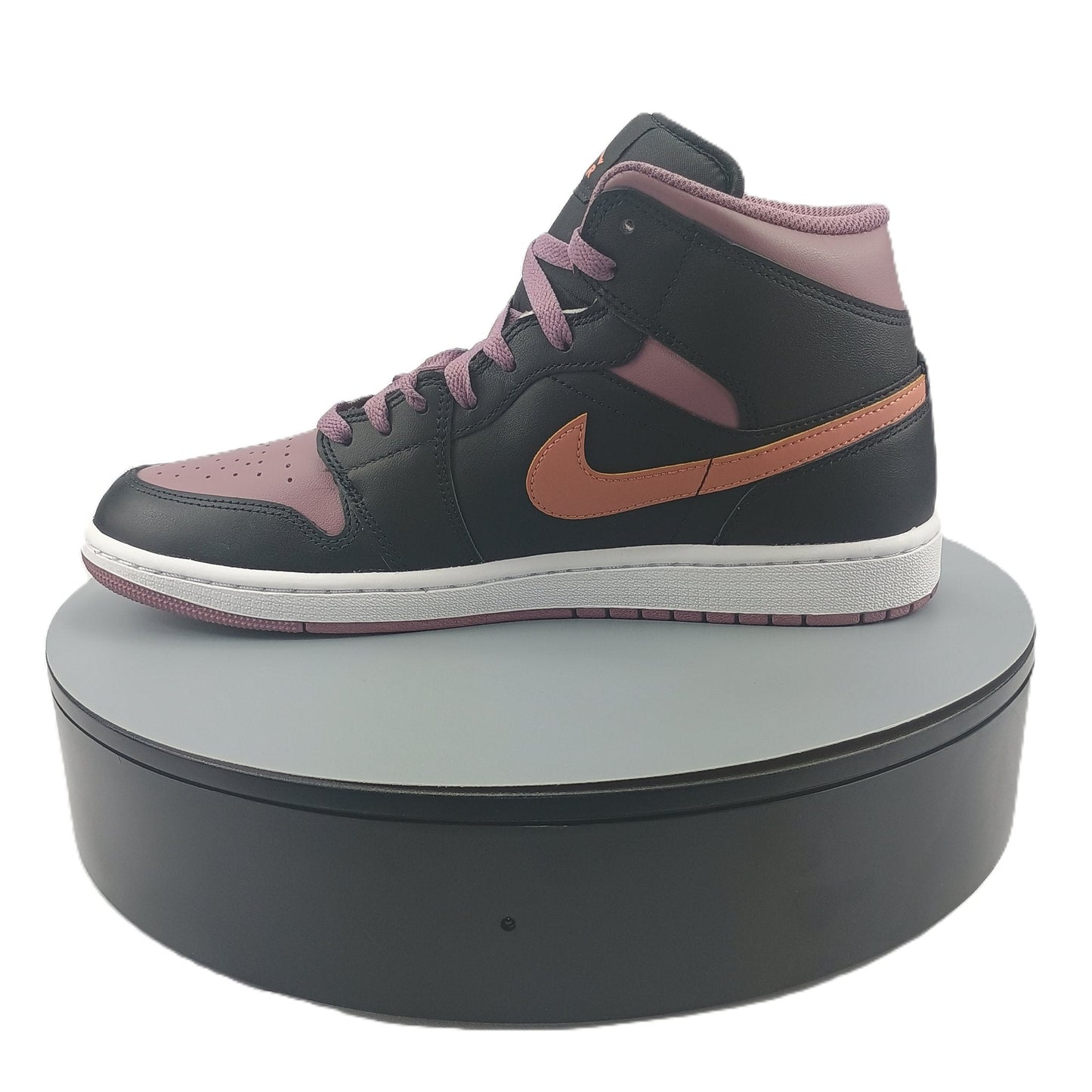 AIR JORDAN AJ1 MID SE MAUVE BLACK MENS SHOES - Asphalt Jungle Co