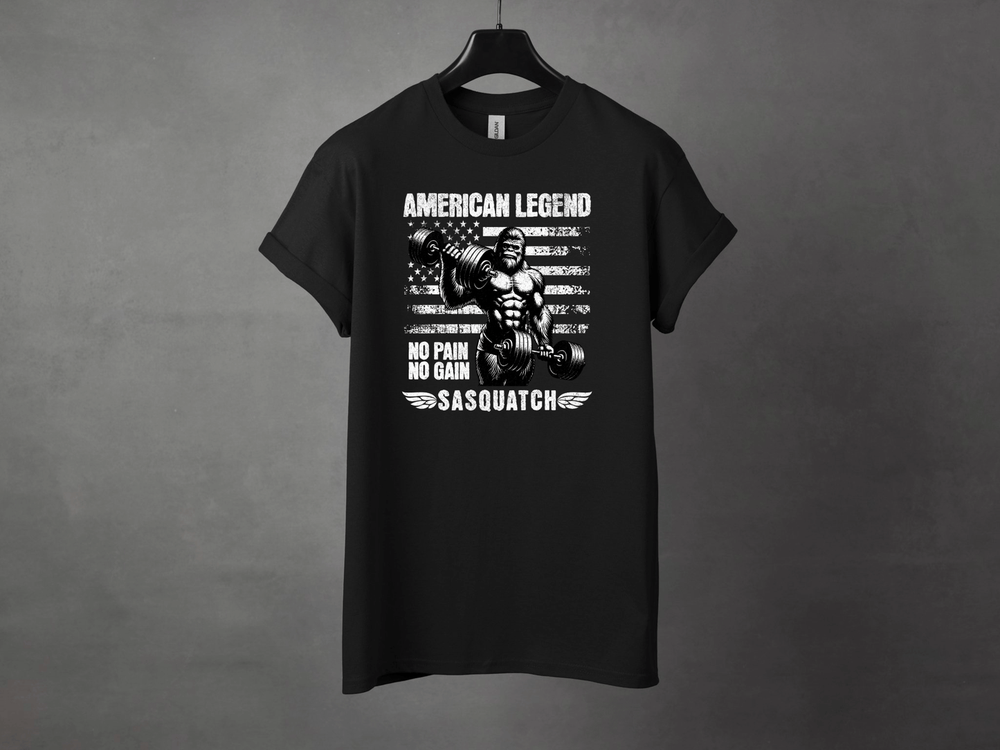American Legend Premium Gym Workout Tee - Asphalt Jungle Co