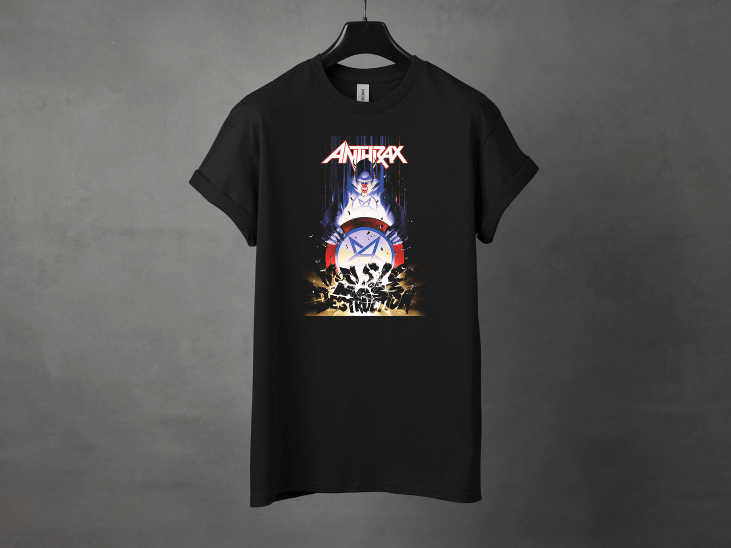 Anthrax Music Of Mass Destruction Premium Metal Tee - Asphalt Jungle Co