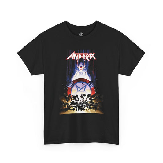 Anthrax Music Of Mass Destruction Premium Metal Tee - Asphalt Jungle Co