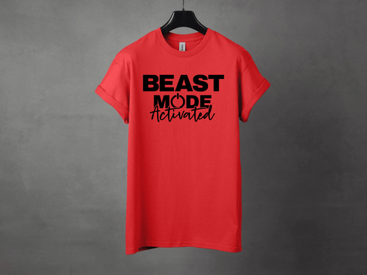 BEAST MODE ACTIVATED PREMIUM TEE - Asphalt Jungle Co