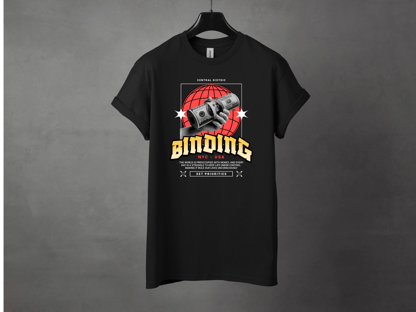 Binding Premium Streetwear Tee - Asphalt Jungle Co