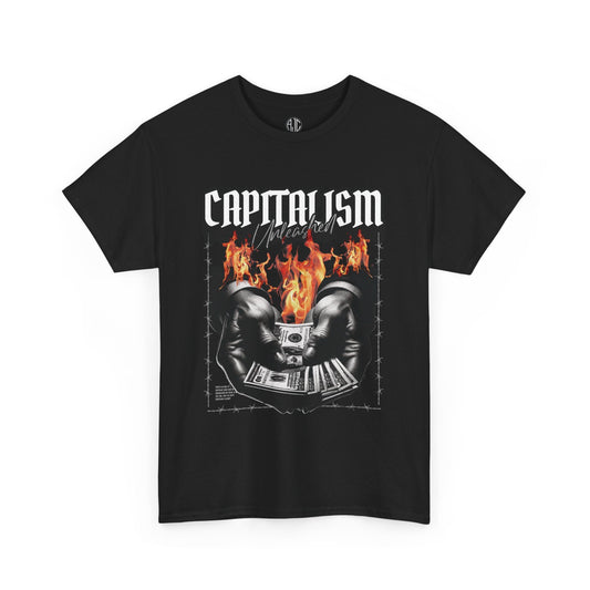 Capitalism Unleashed Premium Streetwear Tee - Asphalt Jungle Co