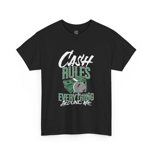 Cash Rules Everything Premium Streetwear Tee - Asphalt Jungle Co