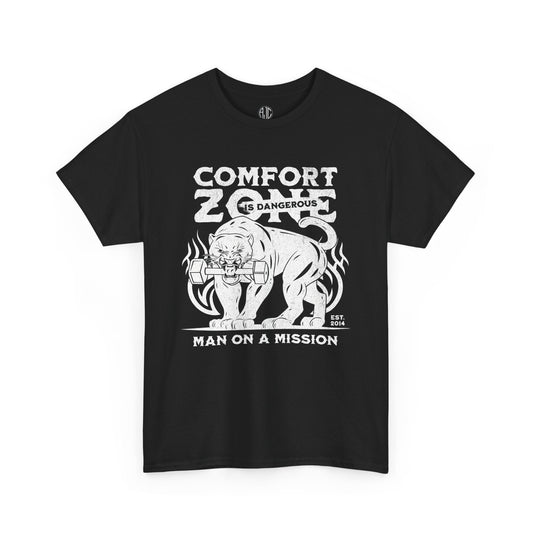 Comfort Zone Premium Gym Workout Tee - Asphalt Jungle Co