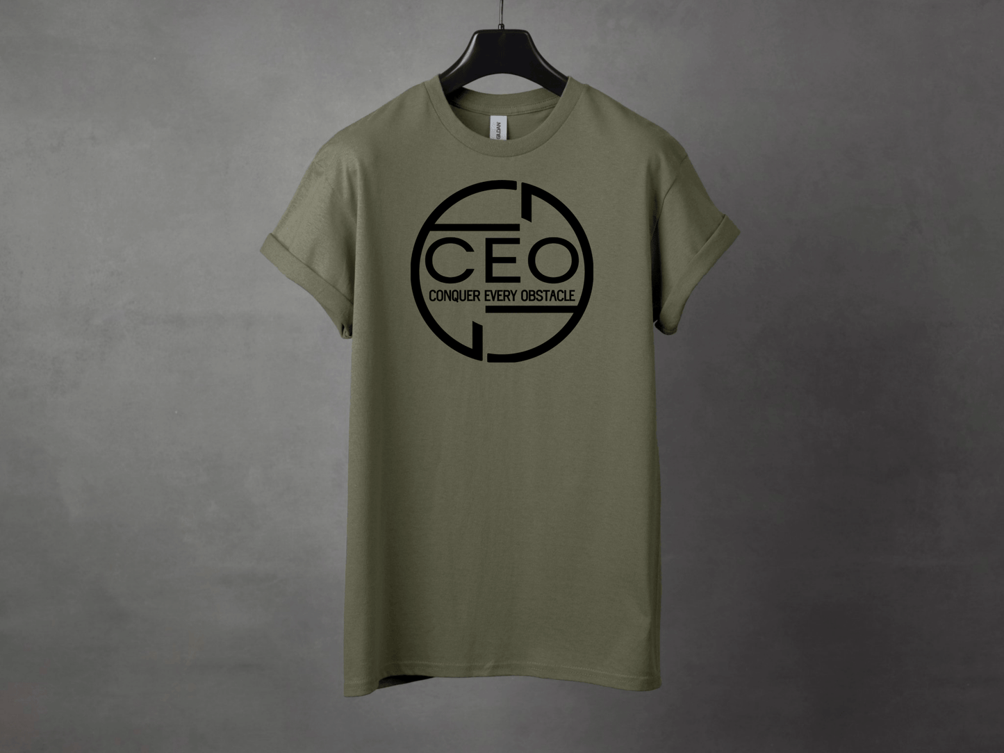 CONQUER EVERY OBSTACLE PREMIUM TEE - Asphalt Jungle Co
