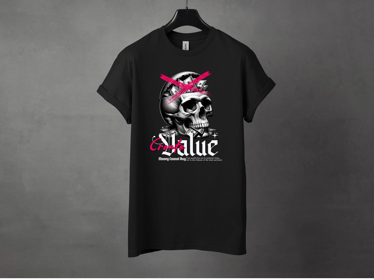 Create Value Premium Streetwear Tee - Asphalt Jungle Co
