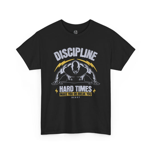Discipline Premium Gym Workout Tee - Asphalt Jungle Co