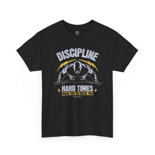 Discipline Premium Gym Workout Tee - Asphalt Jungle Co