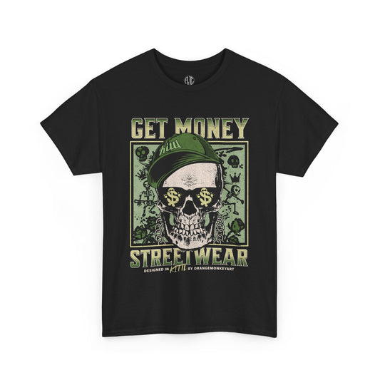 Get Money Premium Streetwear Tee - Asphalt Jungle Co