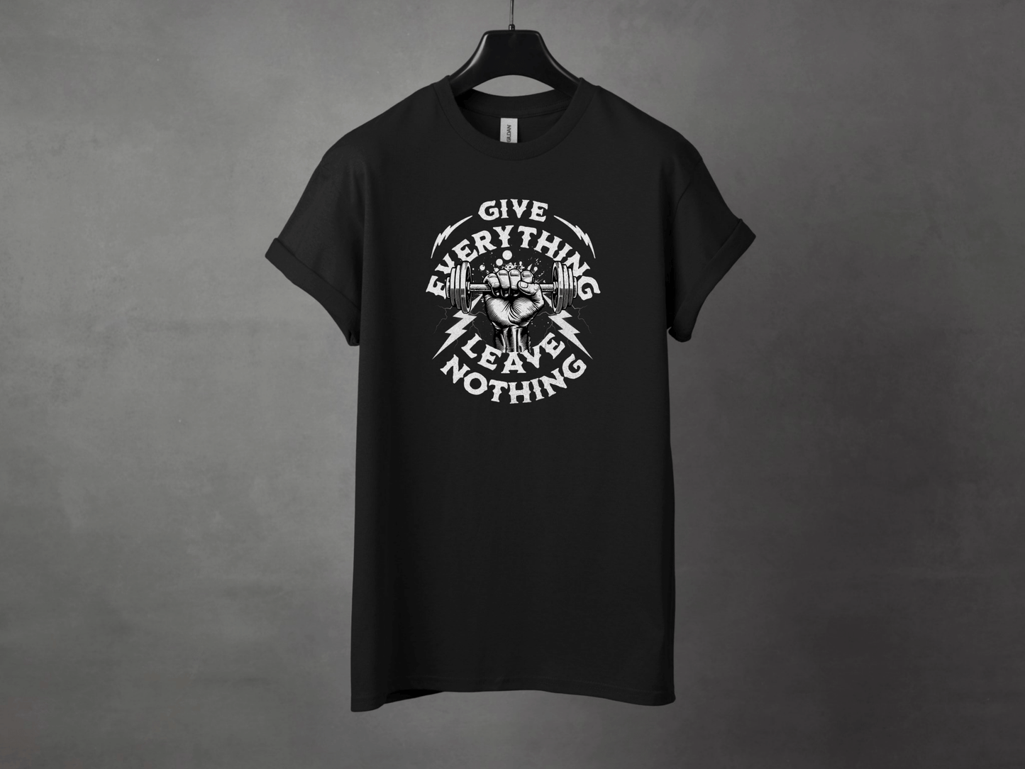 Give Everything Premium Gym Workout Tee - Asphalt Jungle Co