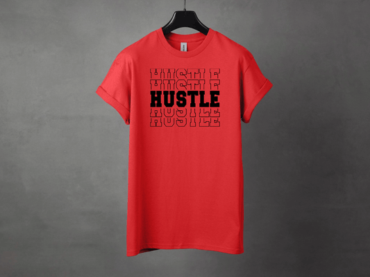 HUSTLE HARD PREMIUM TEE - Asphalt Jungle Co