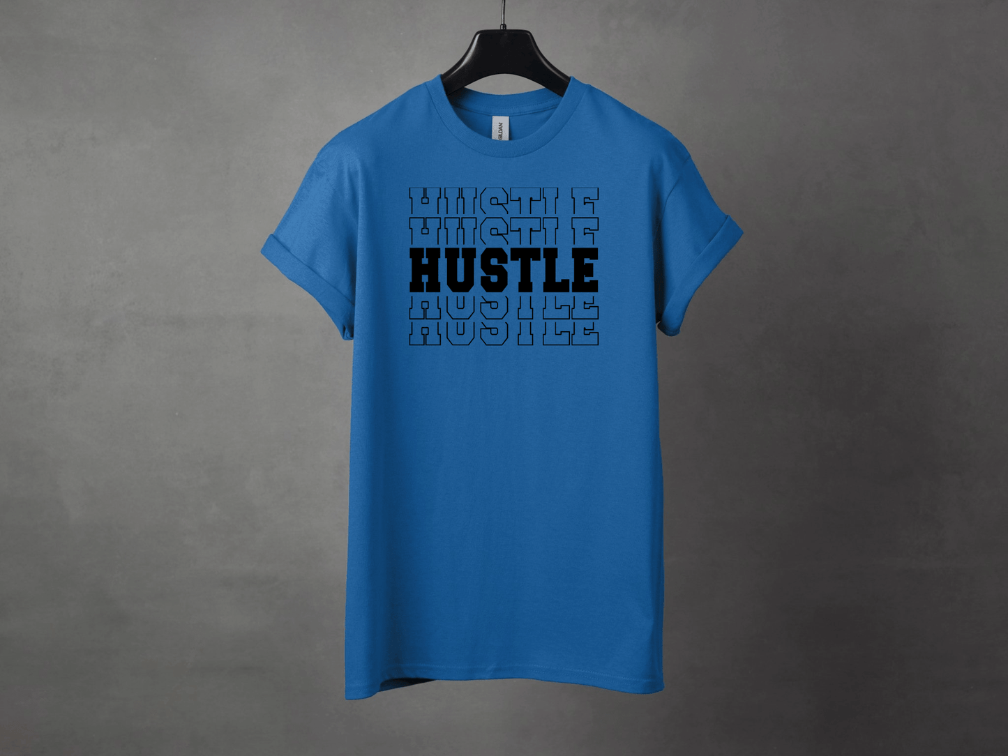 HUSTLE HARD PREMIUM TEE - Asphalt Jungle Co