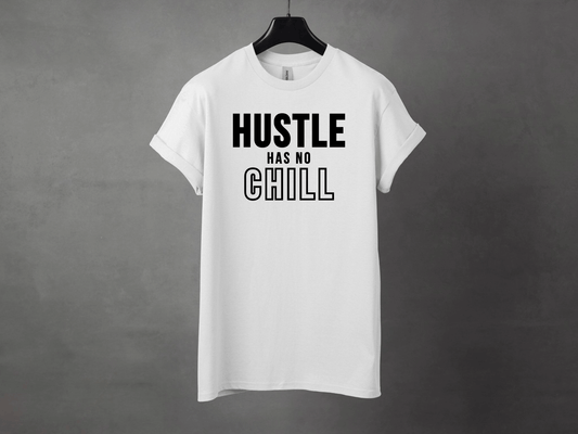 HUSTLE HAS NO CHILL PREMIUM TEE - Asphalt Jungle Co