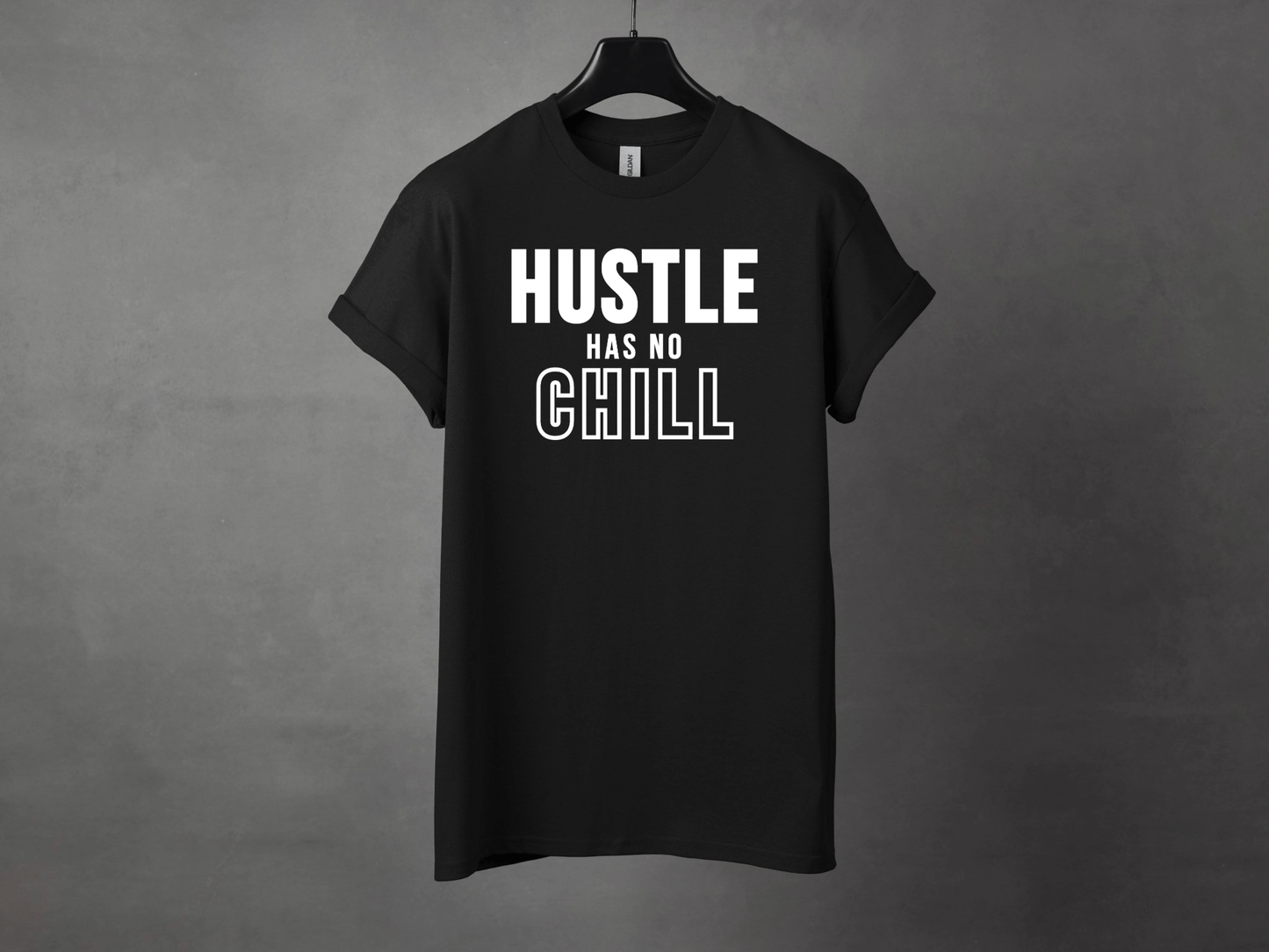 HUSTLE HAS NO CHILL PREMIUM TEE - Asphalt Jungle Co