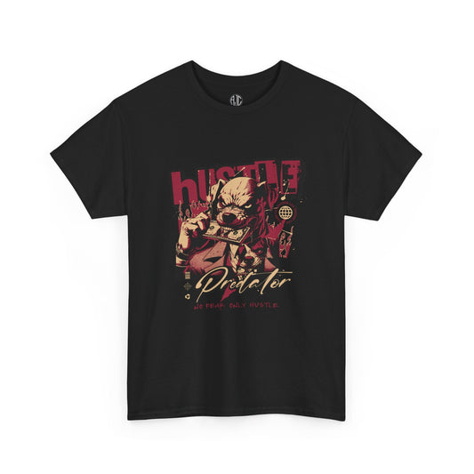 Hustle Predator Premium Streetwear Tee - Asphalt Jungle Co