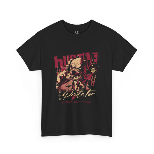 Hustle Predator Premium Streetwear Tee - Asphalt Jungle Co