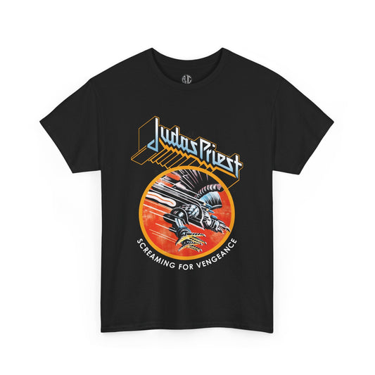 Judas Priest Screaming For Vengeance Premium Metal Tee - Asphalt Jungle Co