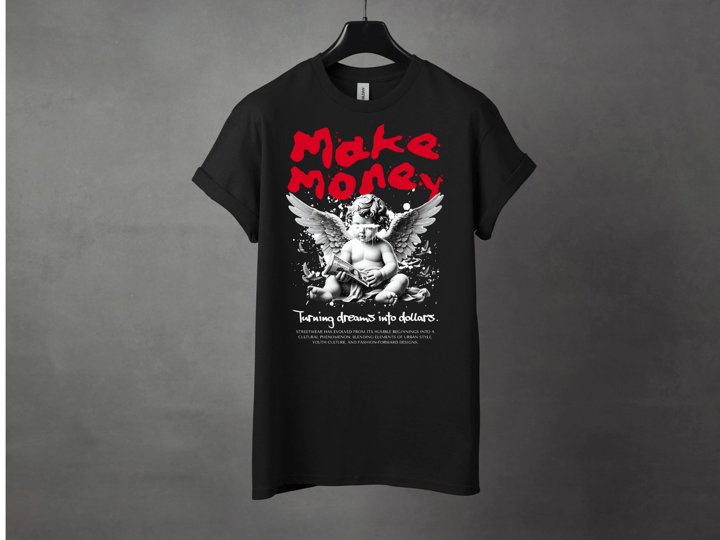 Make Money Premium Streetwear Tee - Asphalt Jungle Co