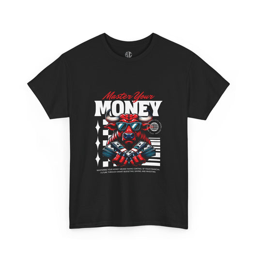 Master Your Money Premium Streetwear Tee - Asphalt Jungle Co