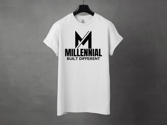 MILLENNIAL BUILT DIFFERENT PREMIUM TEE - Asphalt Jungle Co
