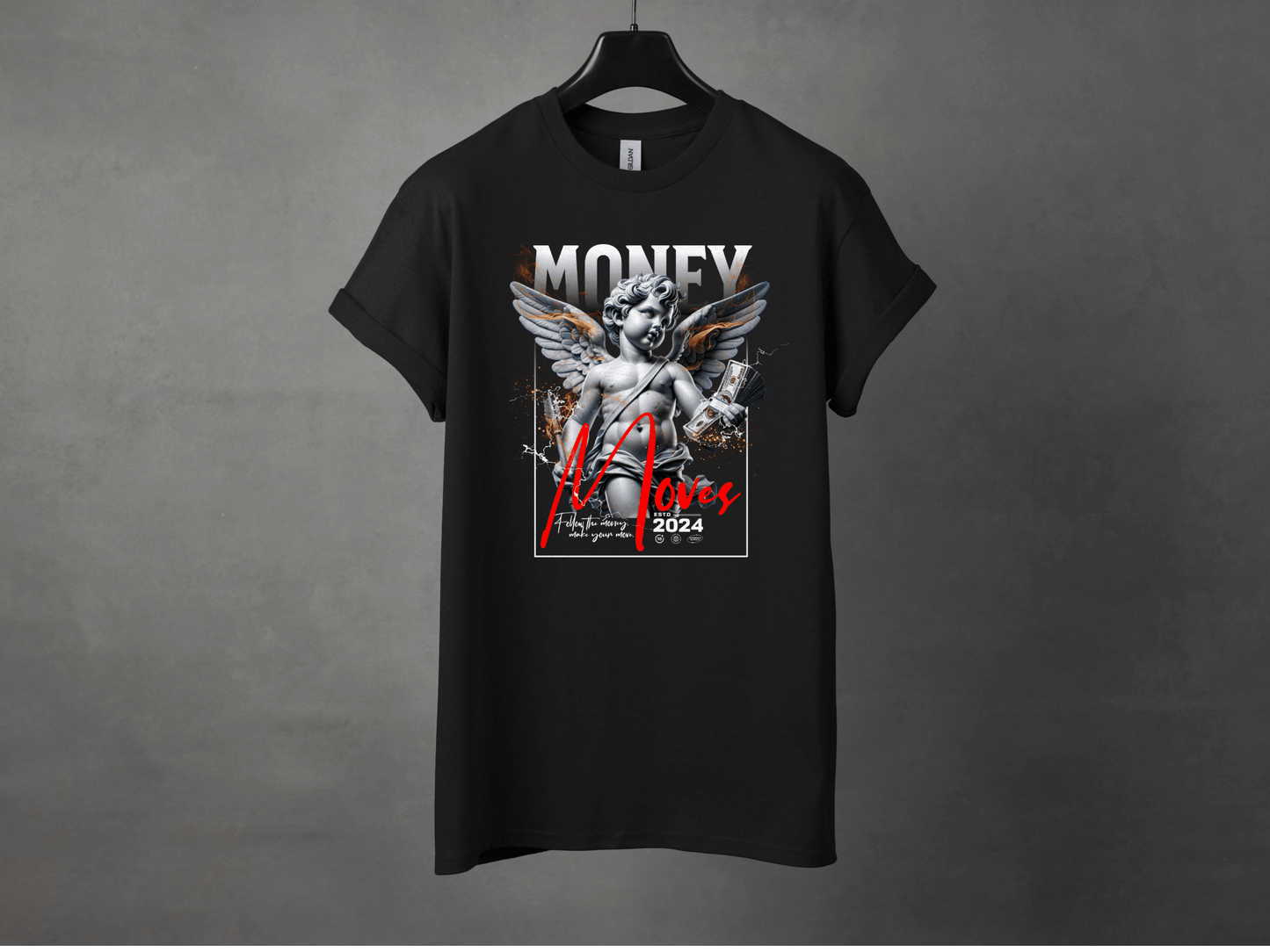 Money Moves Premium Streetwear Tee - Asphalt Jungle Co