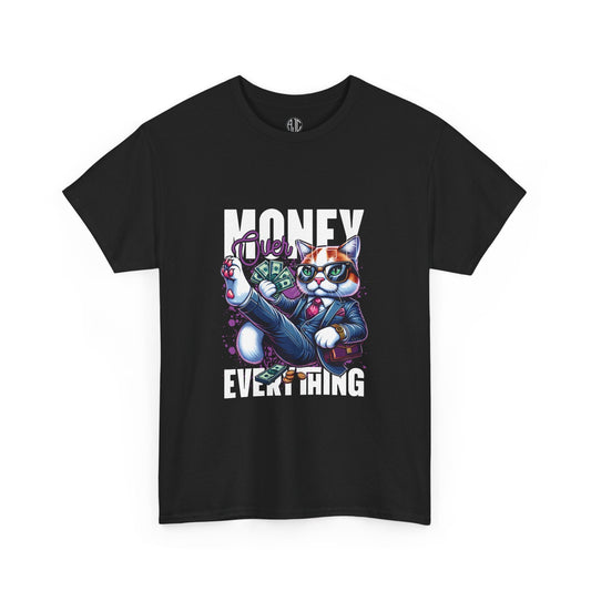 Money Over Everything Premium Streetwear Tee - Asphalt Jungle Co