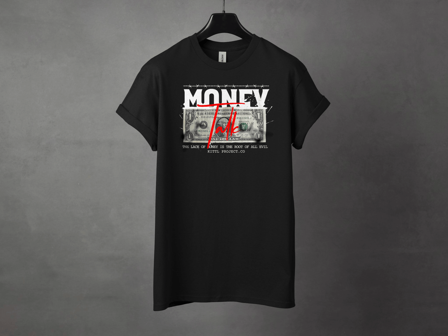 Money Talk Premium Streetwear Tee - Asphalt Jungle Co