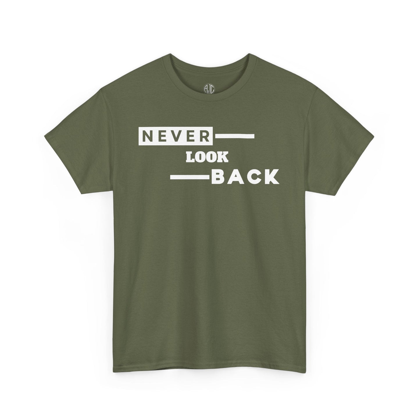 NEVER LOOK BACK PREMIUM TEE - Asphalt Jungle Co