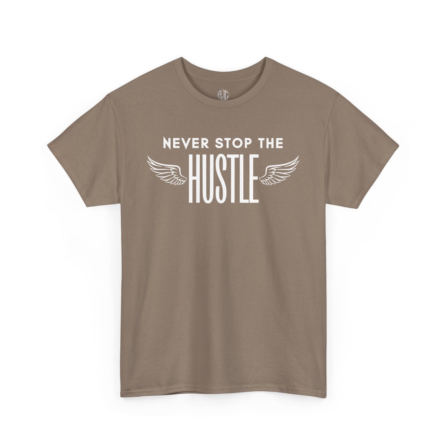 NEVER STOP THE HUSTLE PREMIUM TEE - Asphalt Jungle Co