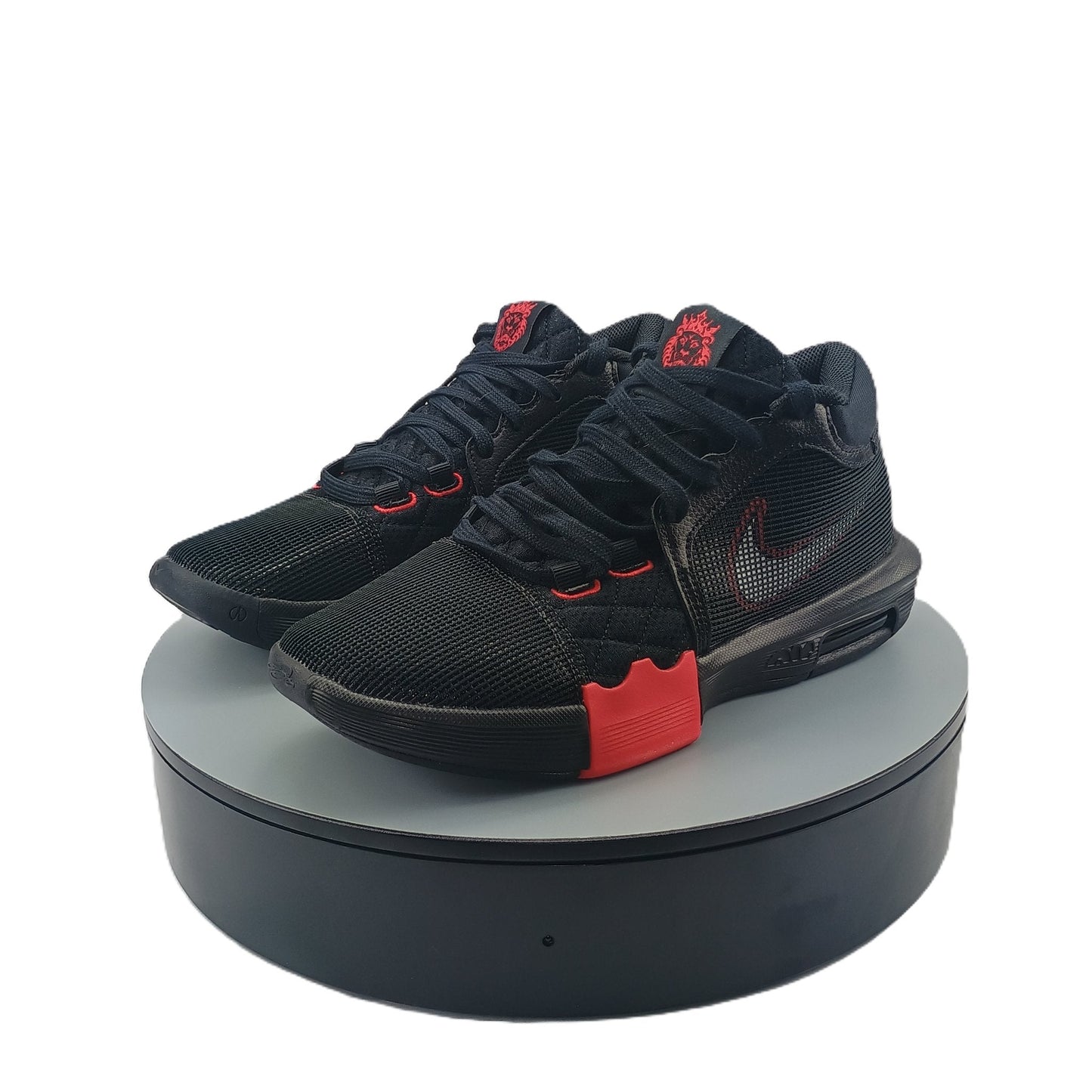 NIKE LEBRON WITNESS 8 BLACK RED MENS SHOES - Asphalt Jungle Co