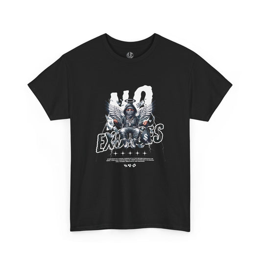 No Excuses Premium Streetwear Tee - Asphalt Jungle Co