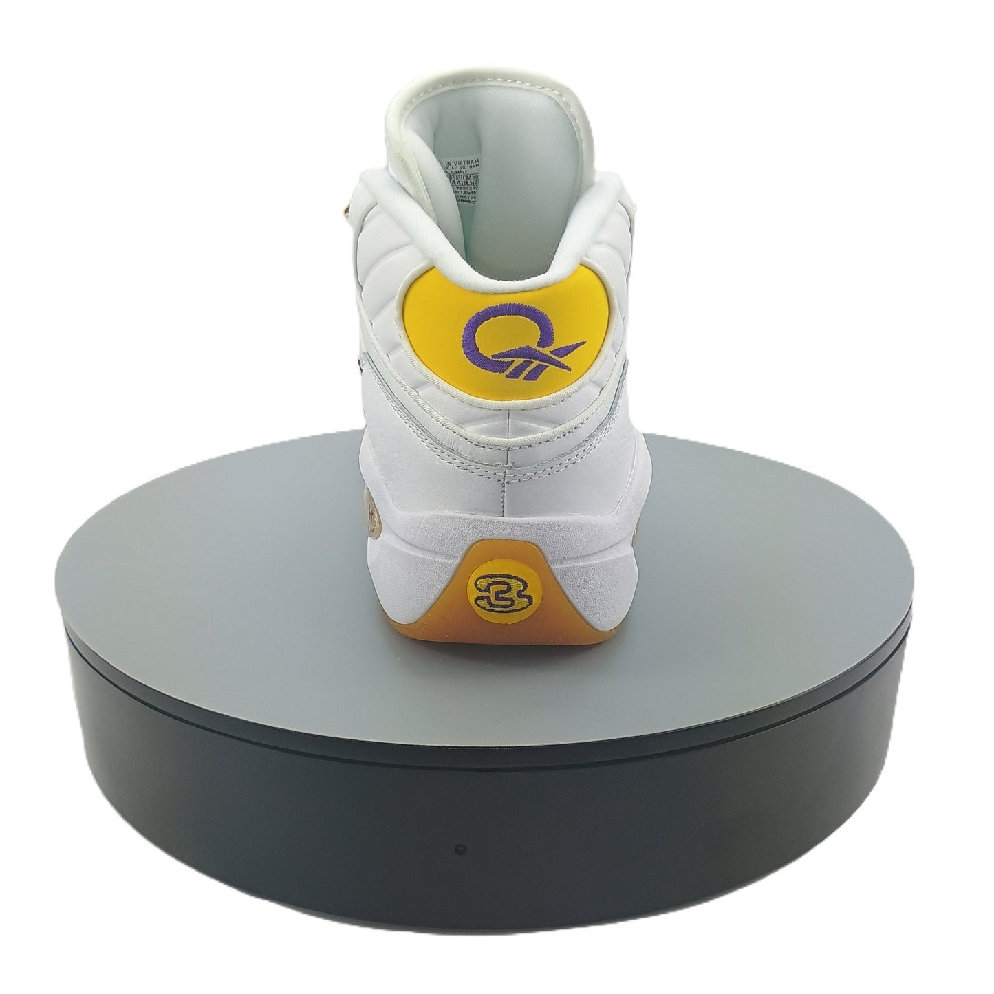 REEBOK QUESTION MID YELLOW TOE LAKERS 2020 PE MENS SHOES - Asphalt Jungle Co