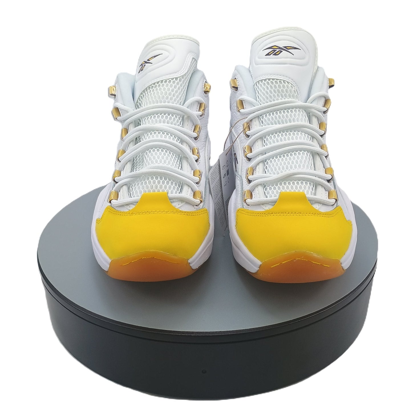REEBOK QUESTION MID YELLOW TOE LAKERS 2020 PE MENS SHOES - Asphalt Jungle Co