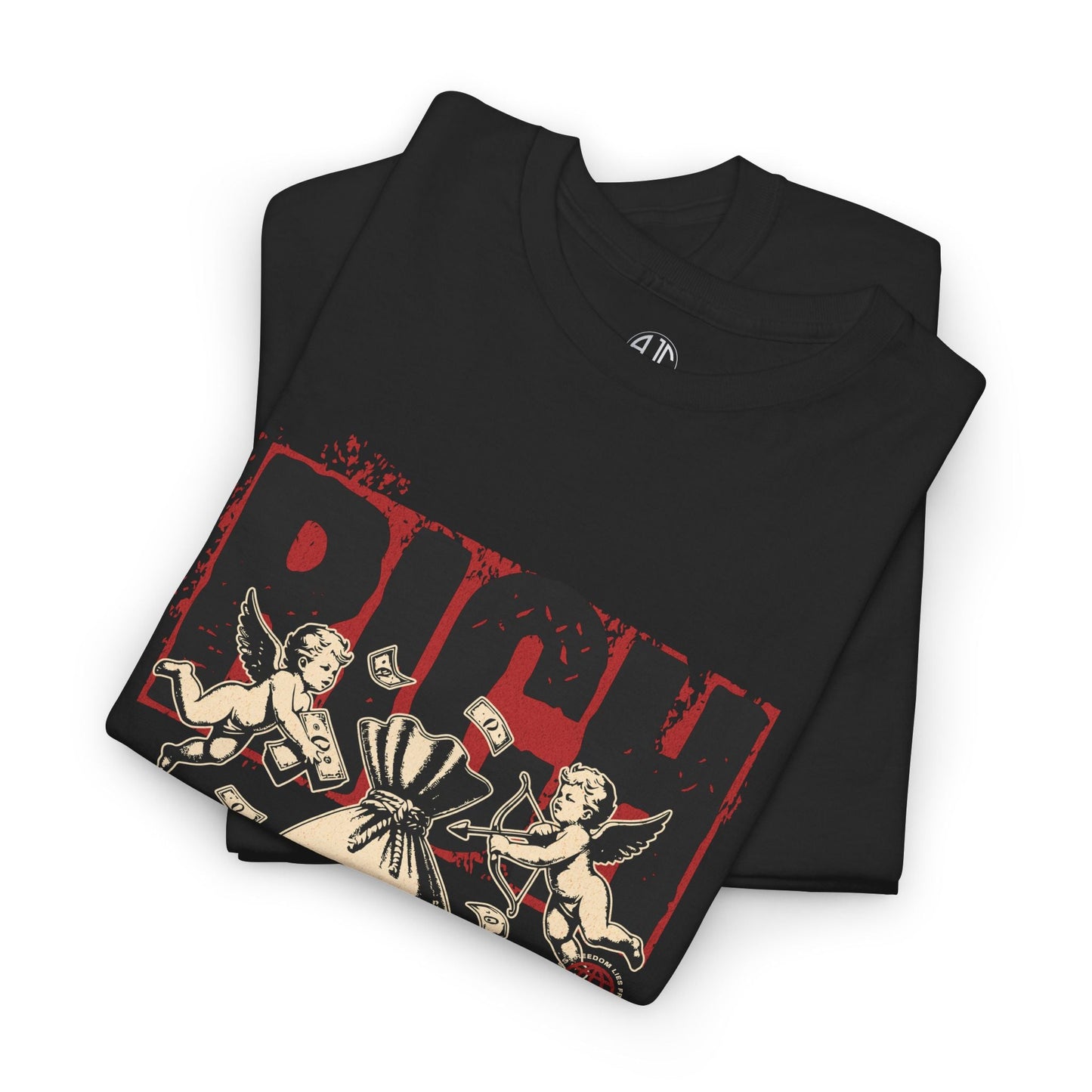 Rich Hustler Premium Streetwear Tee - Asphalt Jungle Co