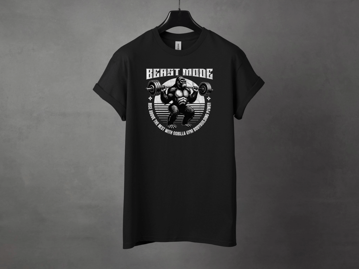 Rise Above Premium Gym Workout Tee - Asphalt Jungle Co