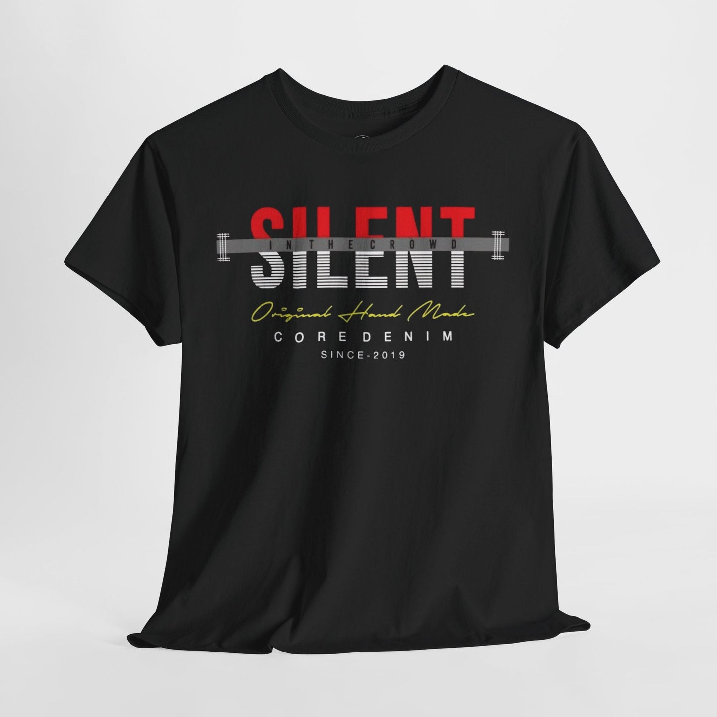 SILENT IN THE CROWD PREMIUM TEE - Asphalt Jungle Co