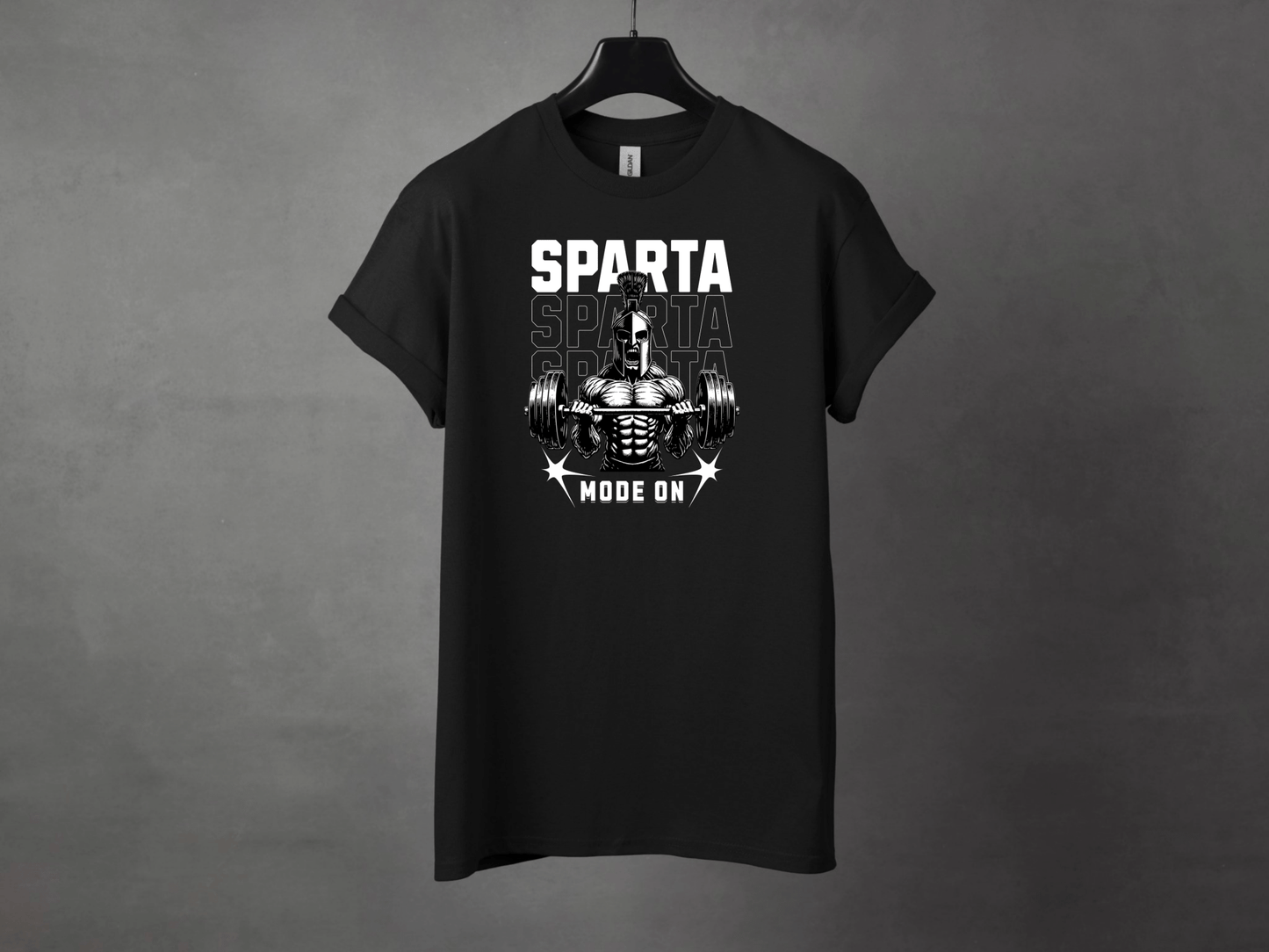 Sparta Mode Premium Gym Workout Tee - Asphalt Jungle Co