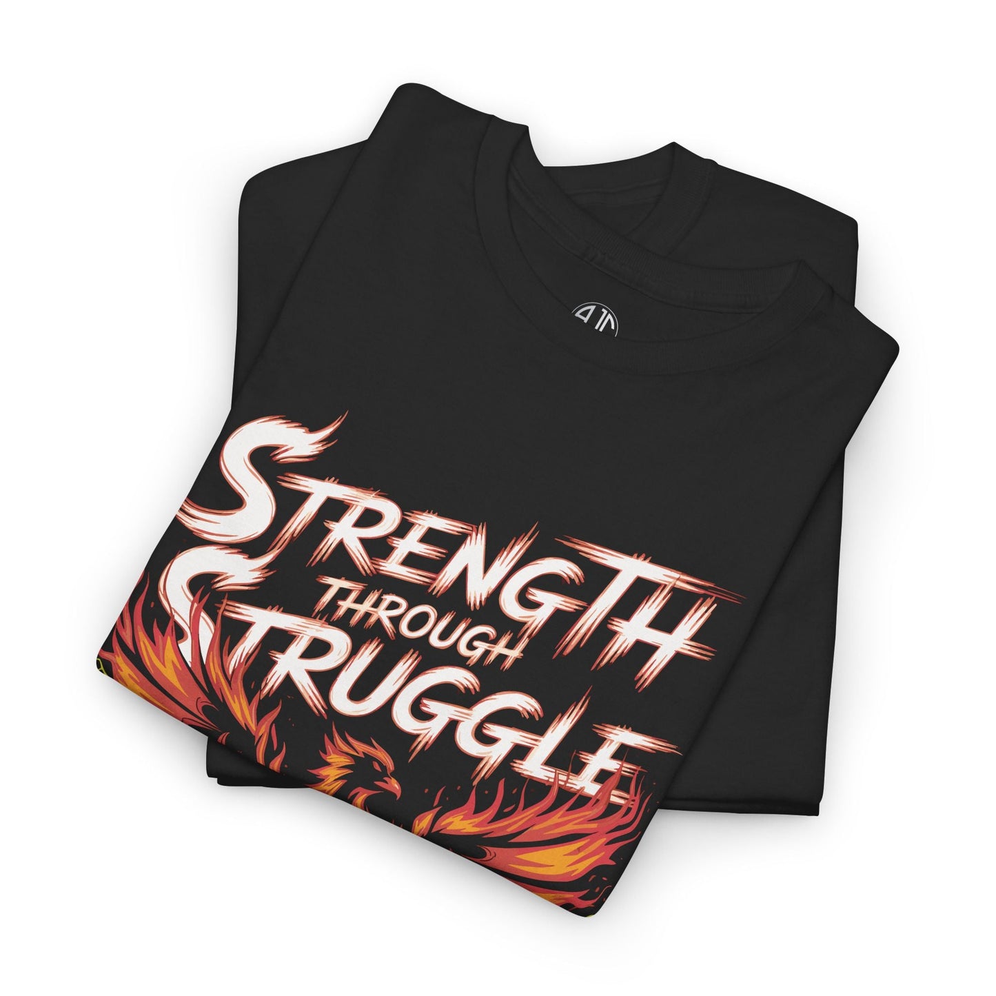 Strength Through Struggle Premium Gym Workout Tee - Asphalt Jungle Co