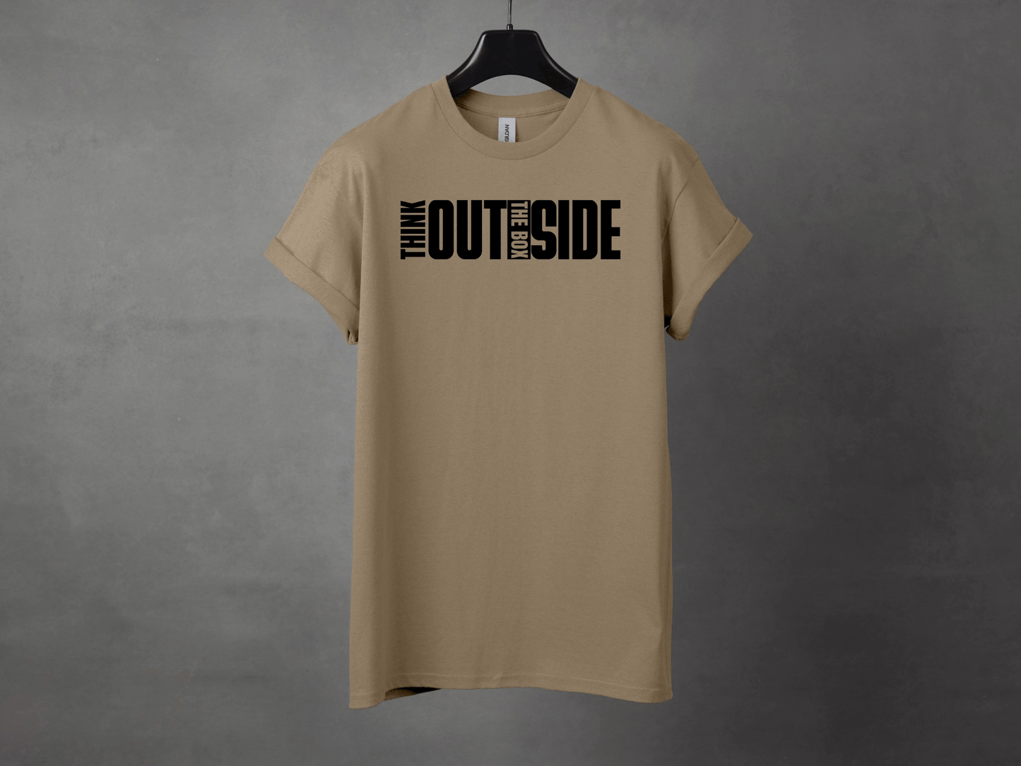 THINK OUTSIDE THE BOX PREMIUM TEE - Asphalt Jungle Co