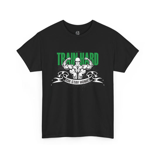 Train Hard Premium Gym Workout Tee - Asphalt Jungle Co