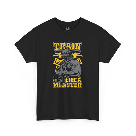 Train Like A Monster Premium Gym Workout Tee - Asphalt Jungle Co