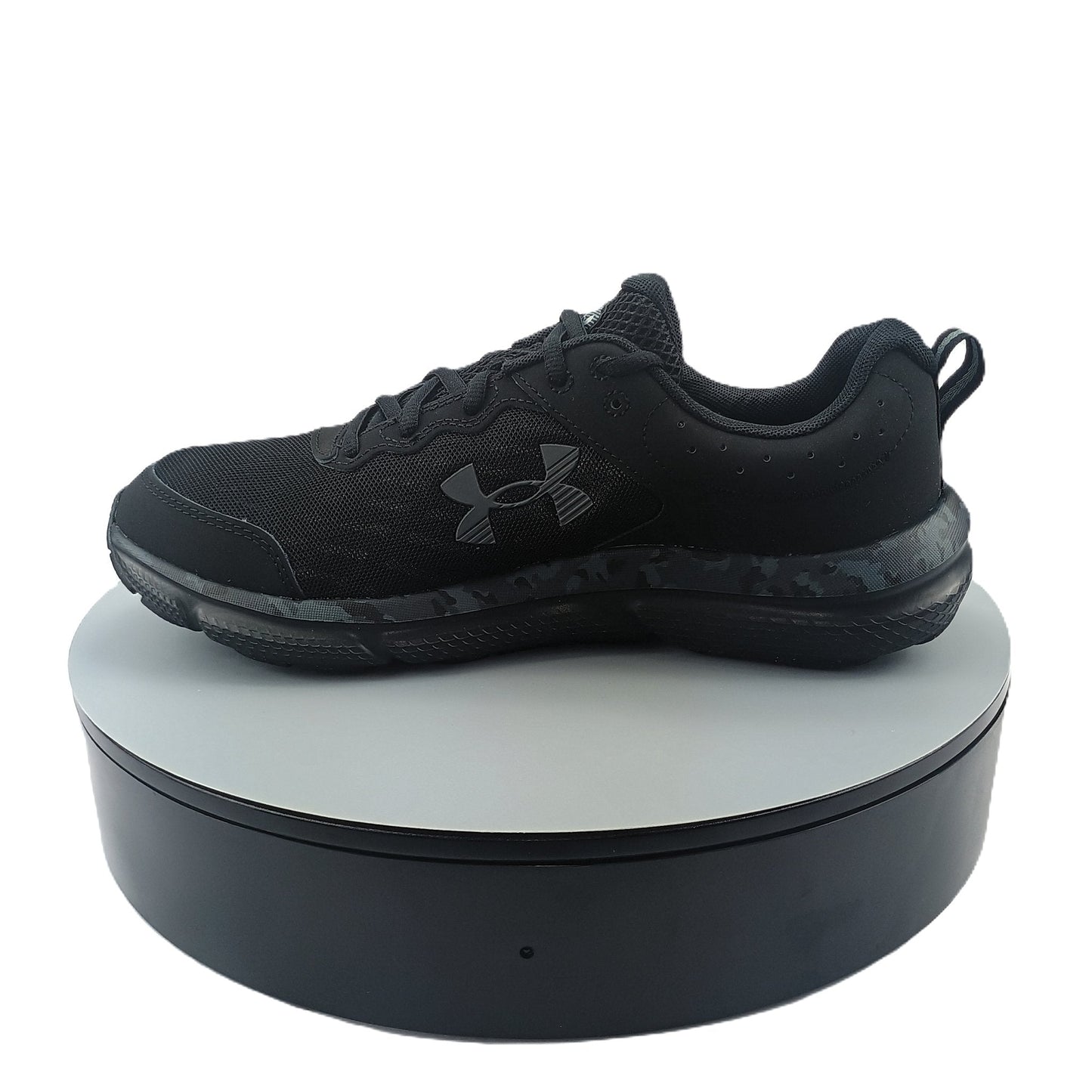 UNDER ARMOUR CHARGED ASSERT 10 CAMO BLACK MENS SHOES - Asphalt Jungle Co