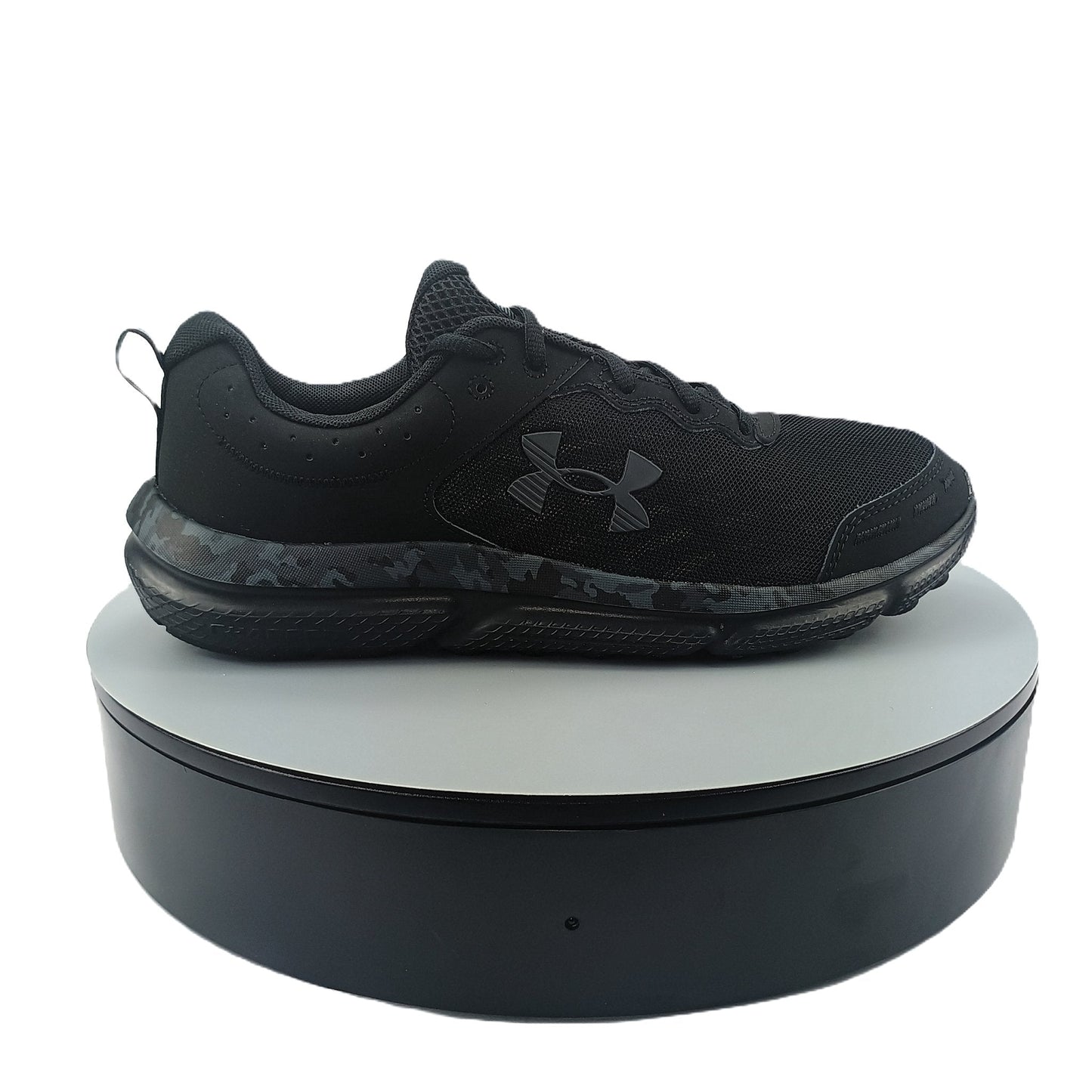 UNDER ARMOUR CHARGED ASSERT 10 CAMO BLACK MENS SHOES - Asphalt Jungle Co