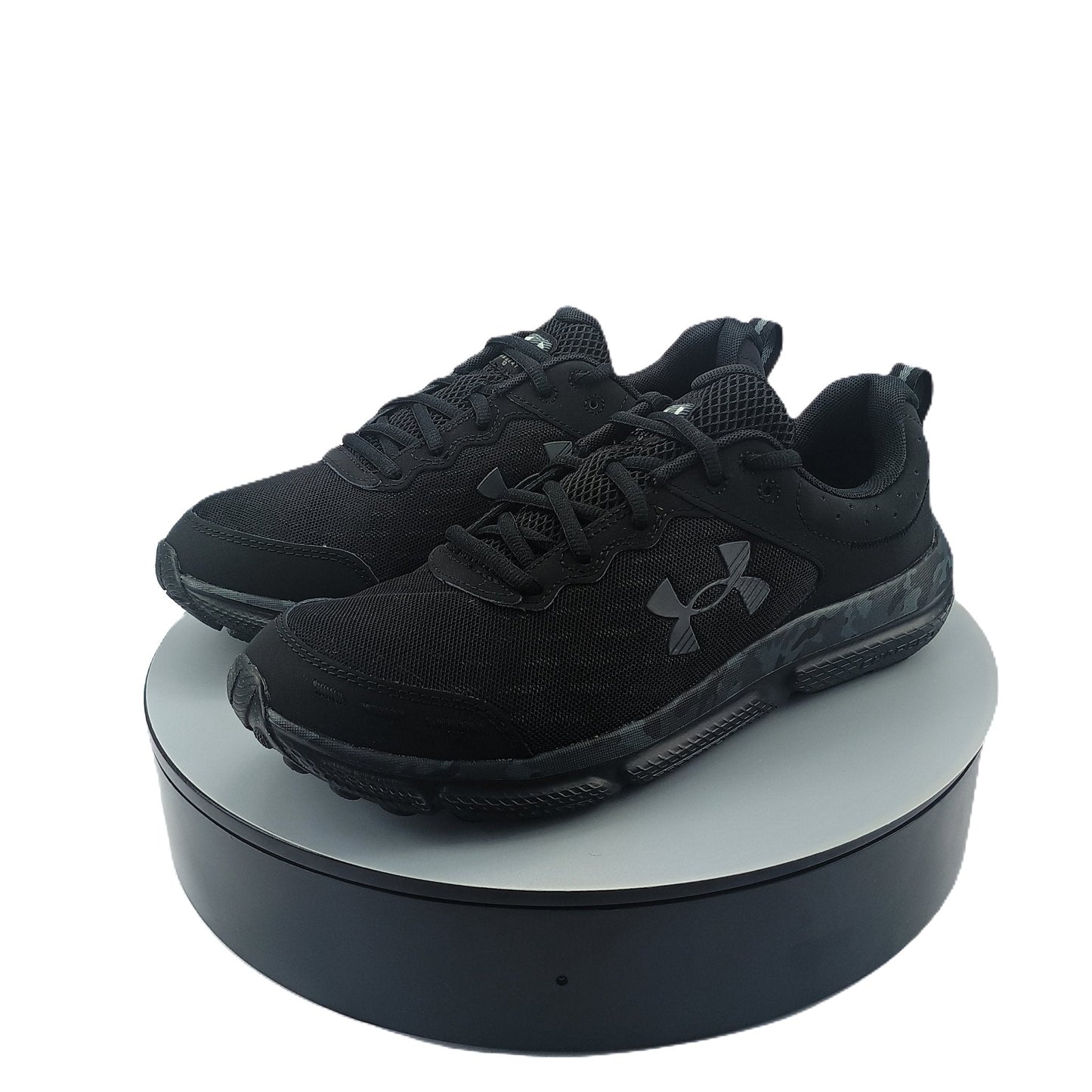 UNDER ARMOUR CHARGED ASSERT 10 CAMO BLACK MENS SHOES - Asphalt Jungle Co
