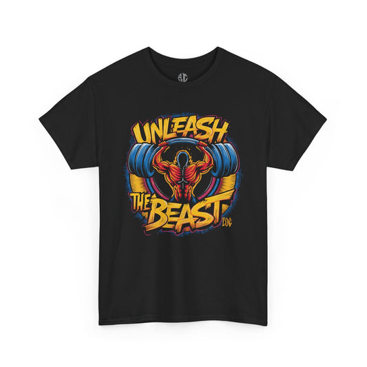 Unleash The Beast Premium Gym Workout Tee - Asphalt Jungle Co