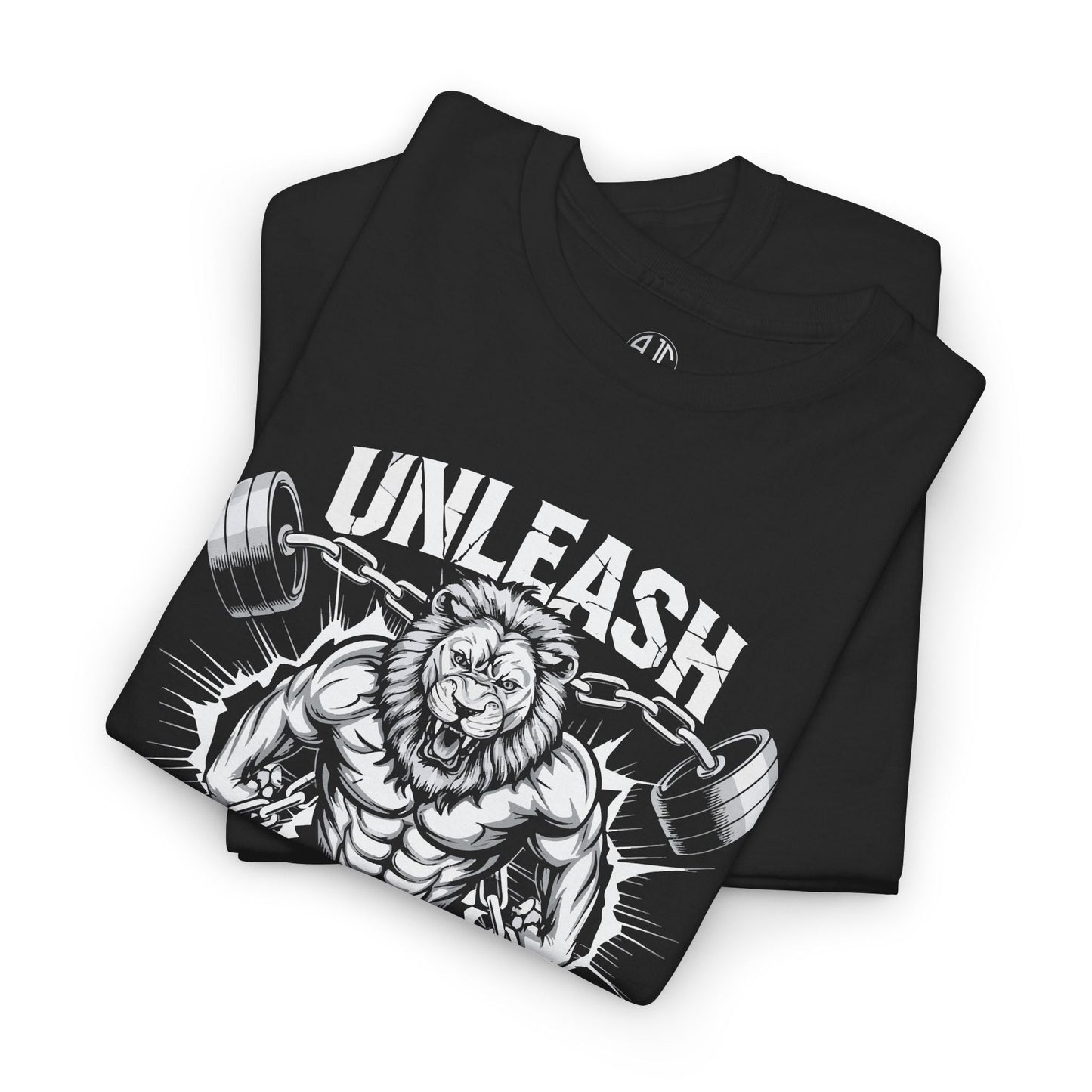 Unleash Your Inner Lion Premium Gym Workout Tee - Asphalt Jungle Co